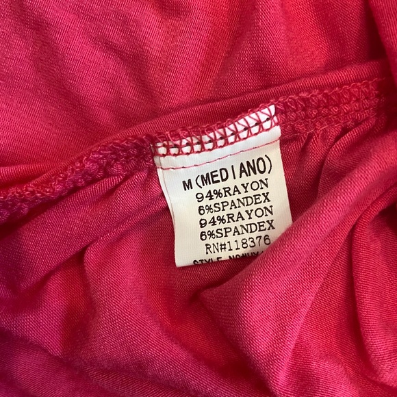 NWT Hendi Thick Strap Tank Top Pink and Blue - M - Picture 4 of 7